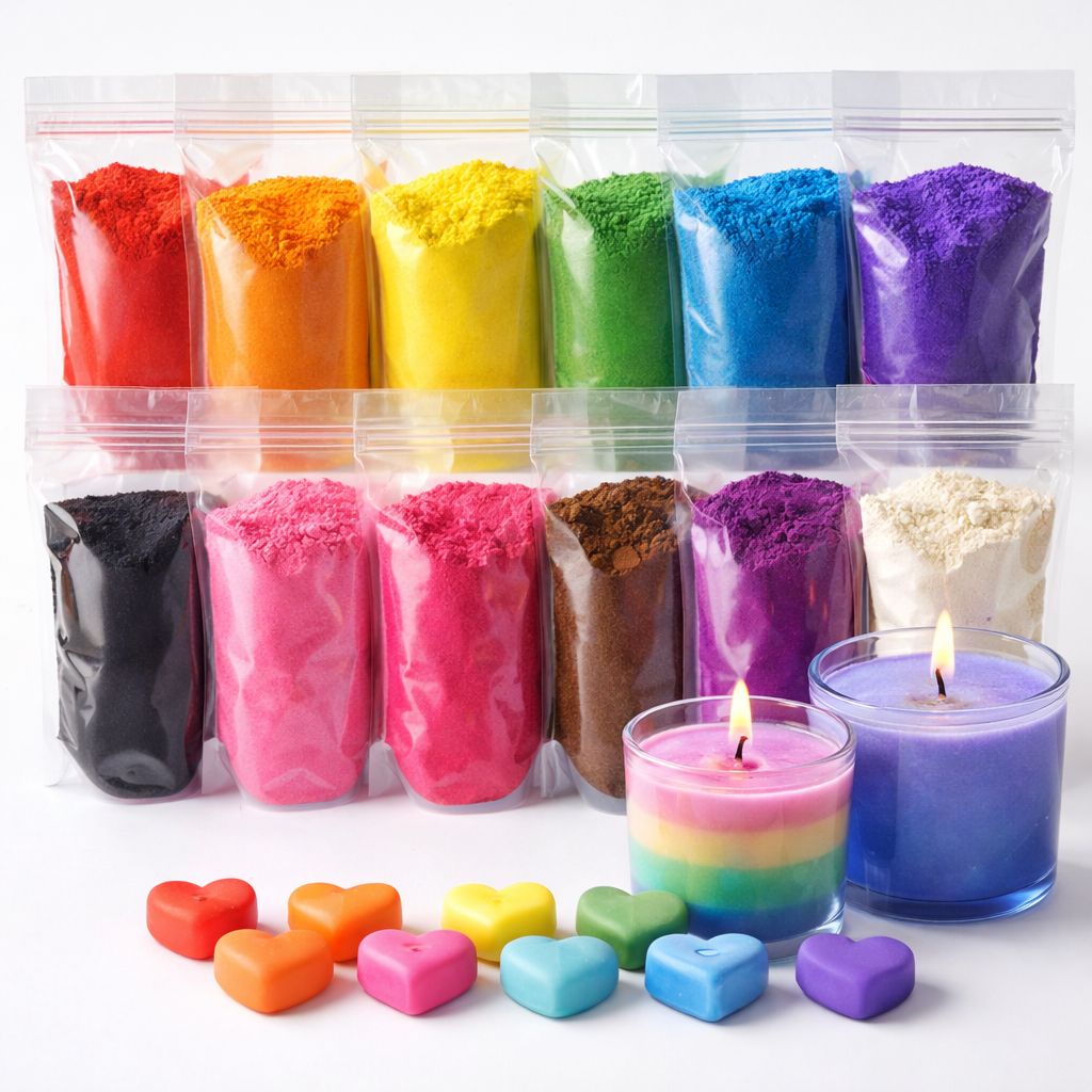 Colorantes en polvo para velas